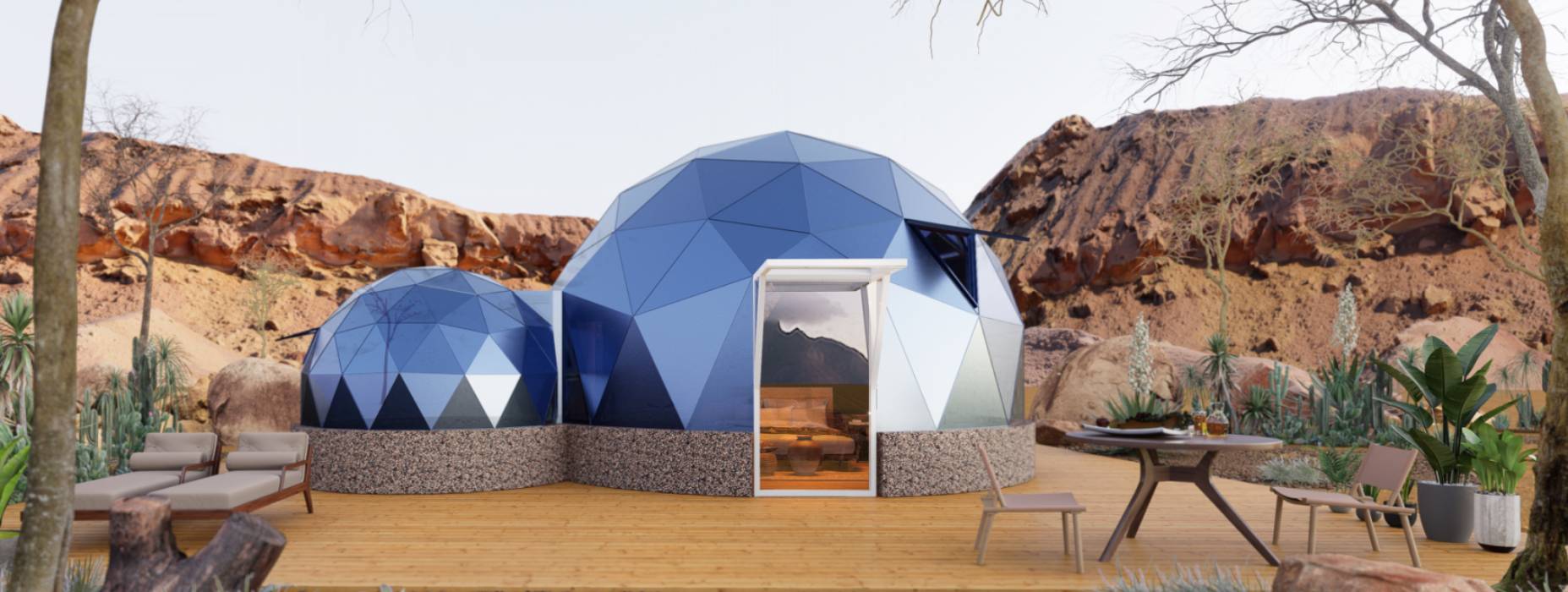 道真球形智能光伏玻璃星空房